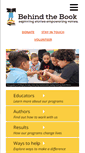 Mobile Screenshot of behindthebook.org